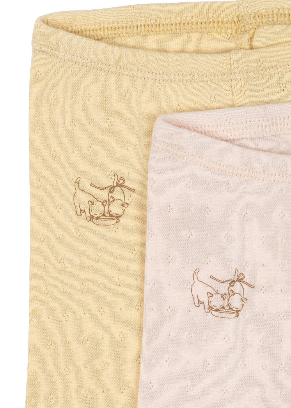 PERLA 2 PACK PANTS OCS - banana crepe/creole pink
