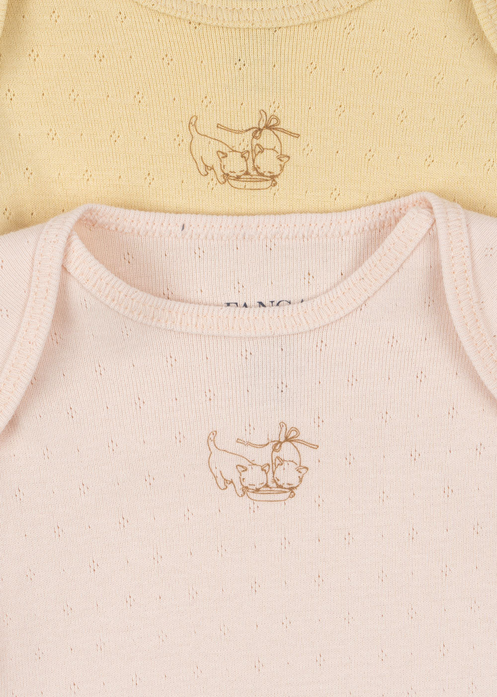 PERLA 2 PACK LS BODY OCS - banana crepe/creole pink