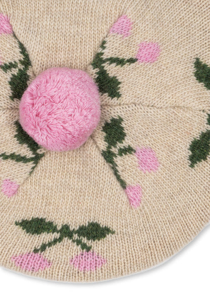 Belou beret - cherry