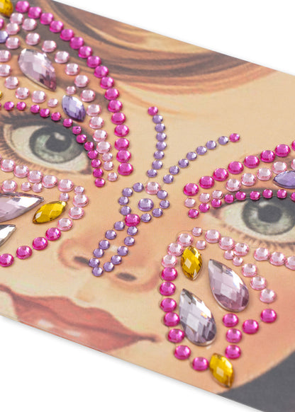 BUTTERFLY FACE JEWELS - multi