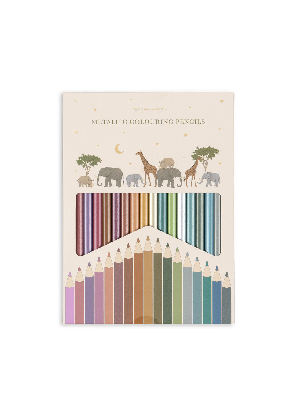 METALLIC COLORING PENCILS - multi