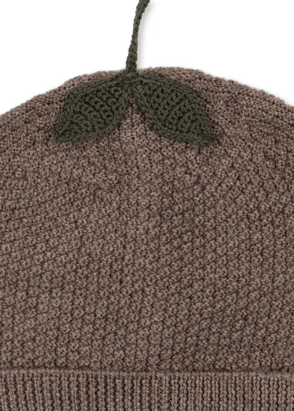 FRUITY BEANIE - bunny brown melange