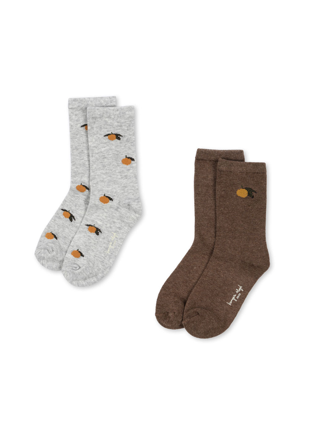 2 PACK SOCKS - lemon