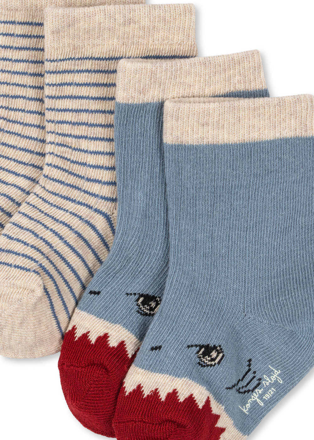 2 PACK SOCKS - shark