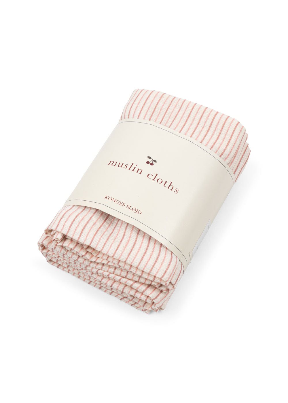 3 PACK MUSLIN CLOTH - stripie petite rose