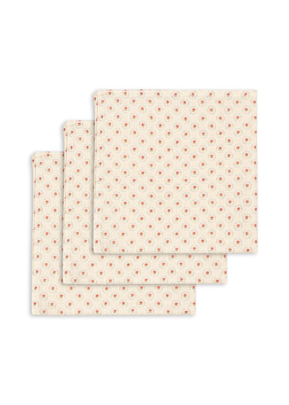 3 PACK MUSLIN CLOTH - mirage