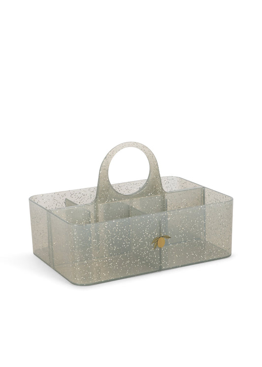 GLITTER STORAGE ORGANIZER - sparkling blue