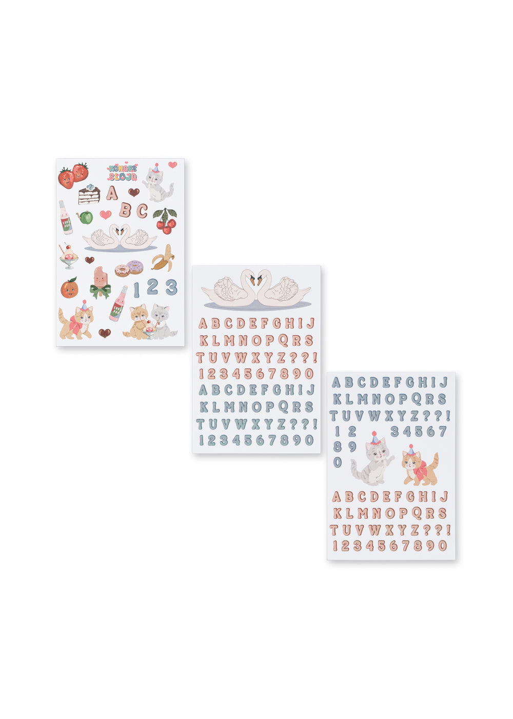 BACK TO SCHOOL STICKERS - swan