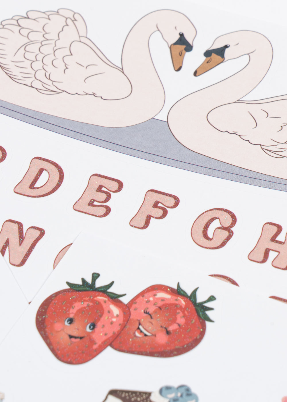 BACK TO SCHOOL STICKERS - swan