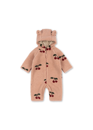 JODY TEDDY ONESIE - ma grande cerise blush