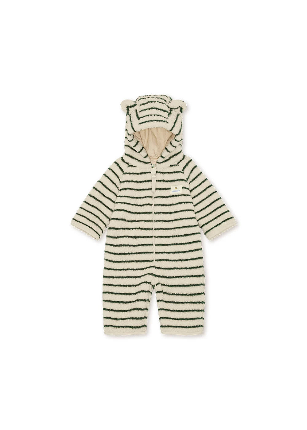 JODY TEDDY ONESIE GRS - Erba Stripe