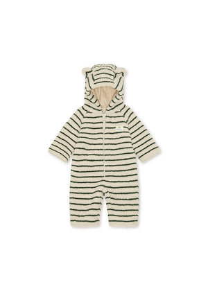 JODY TEDDY ONESIE GRS - Erba Stripe