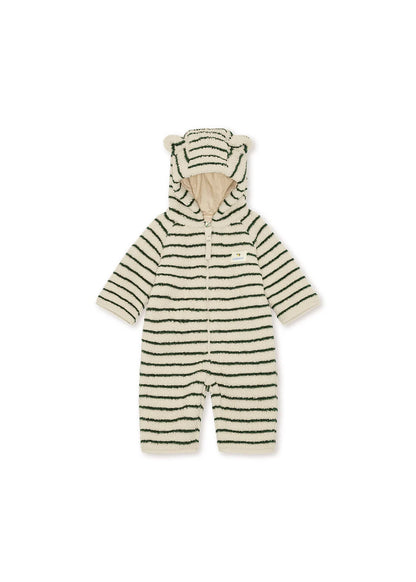 JODY TEDDY ONESIE GRS - Erba Stripe