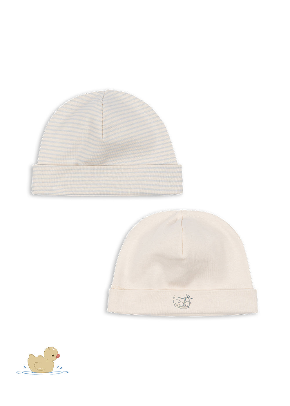 2 pack fio beanie - blue mix