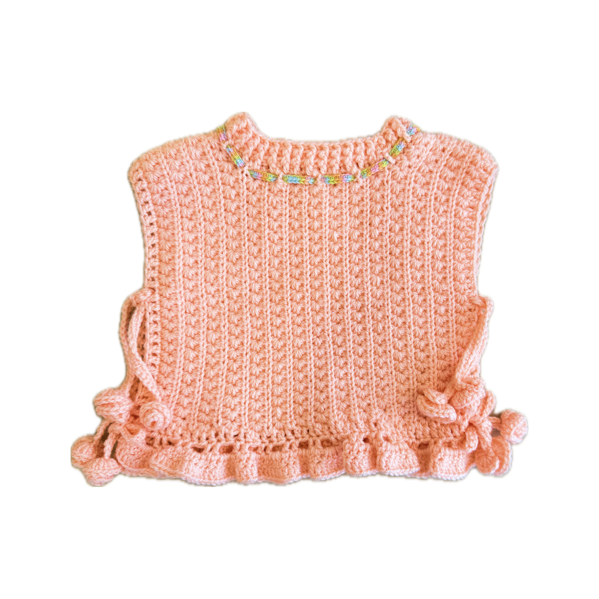 Poncho - Coral vest