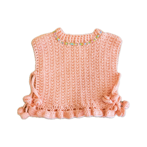 Poncho - Coral vest