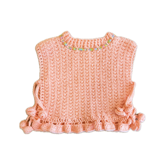 Poncho - Coral vest