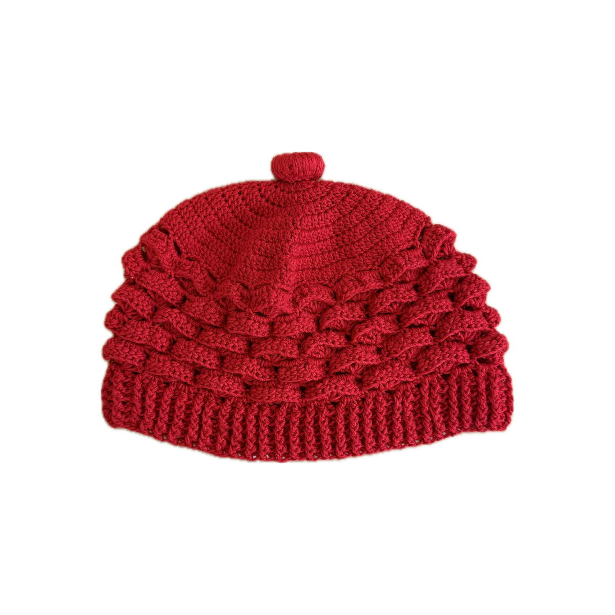 Red Cotton Beanie
