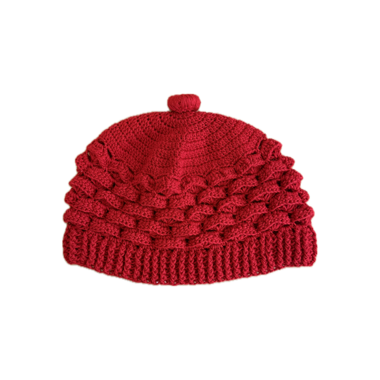Red Cotton Beanie