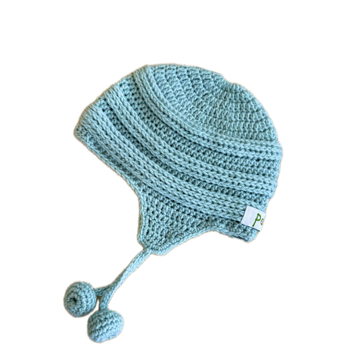 Blue Glitter Beanie
