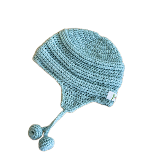 Blue Glitter Beanie