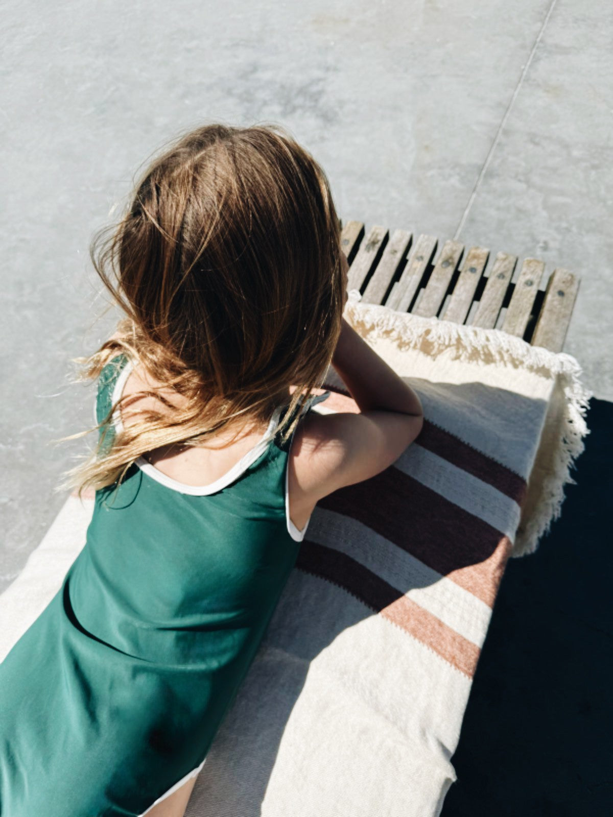 ELIZABETH SWIMSUIT - OXFORD GREEN