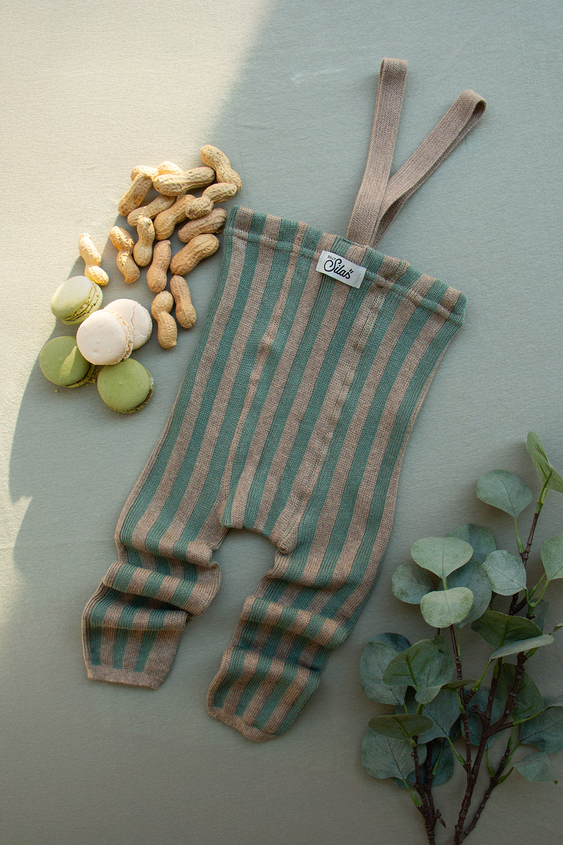 Footless Special Matcha x Peanut Striped
