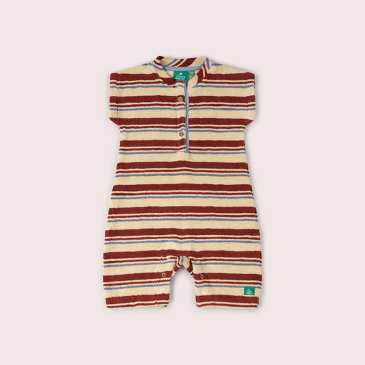 Beach Stripe Towelling Romper