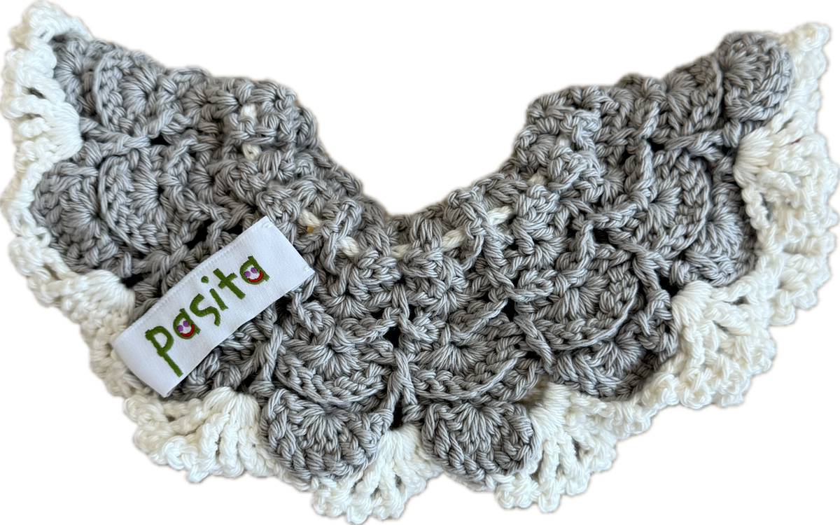 White & Gray Collar