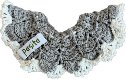 White & Gray Collar