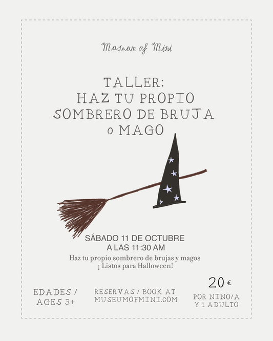 Taller: Haz tu propio sombrero de Bruja o Mago