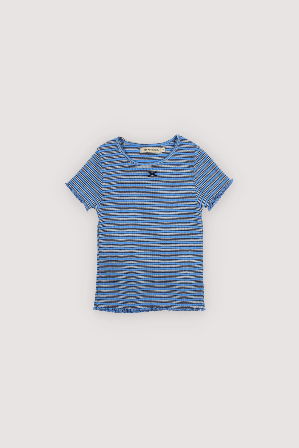 TNS Rib Tee Summer Midnight Mini Stripes