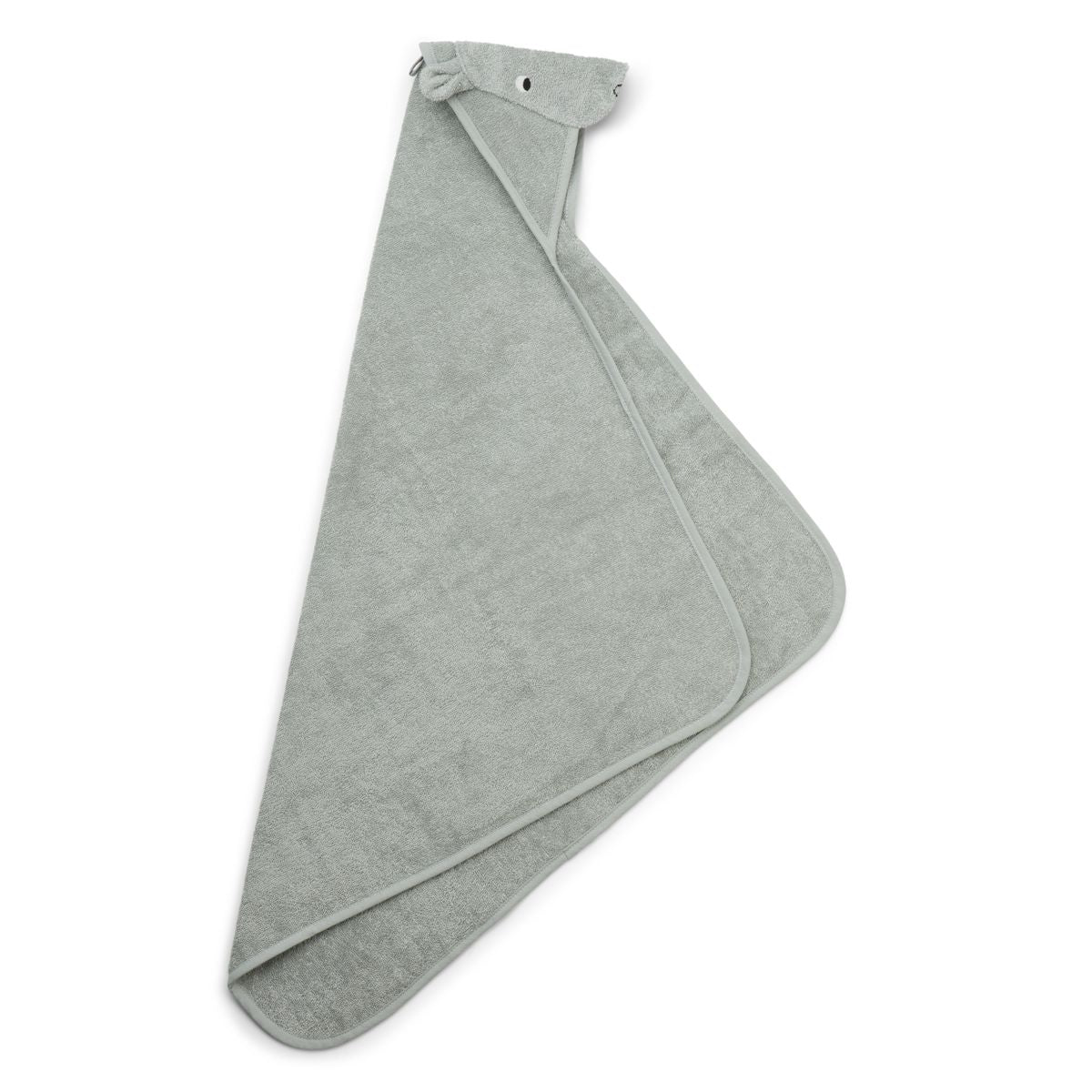 Liewood Albert Hooded Towel - Hippo Dove Blue
