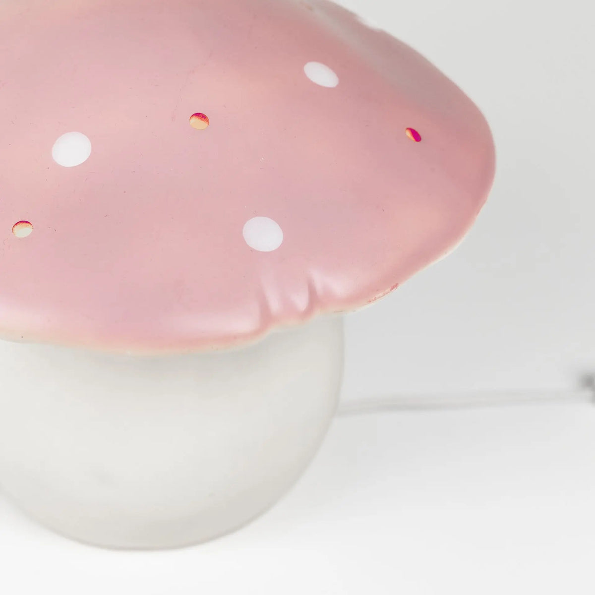 Medium Mushroom Night Lamp, Vintage Pink