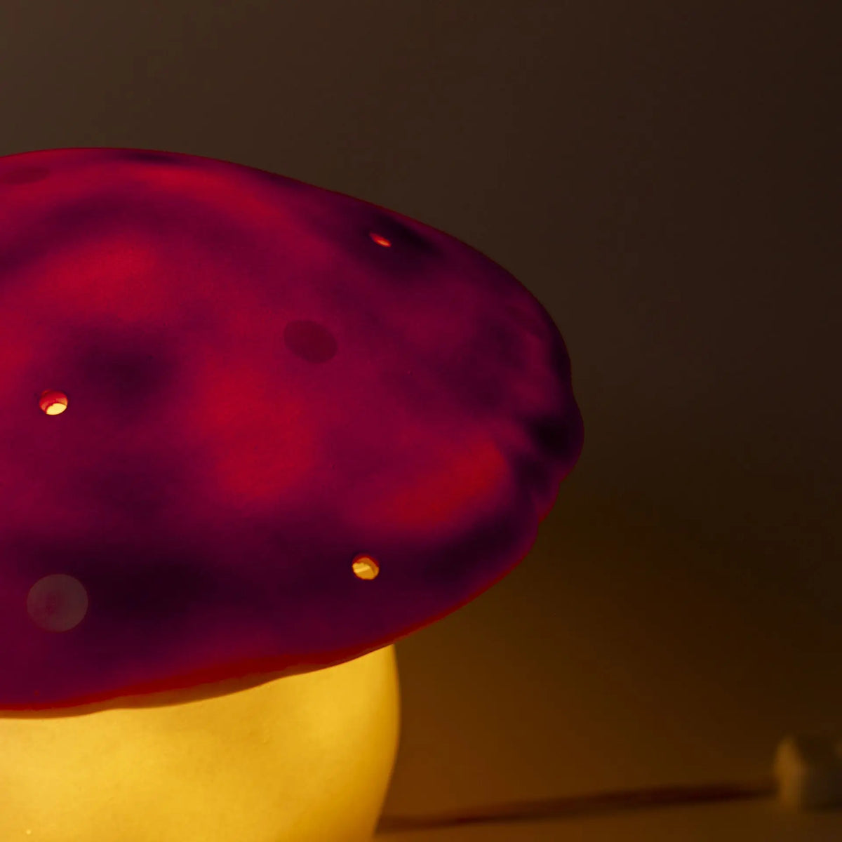 Medium Mushroom Night Lamp, Cuberdon