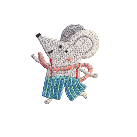 Iron-On Patch Mouse – Patch for Kids & Adults