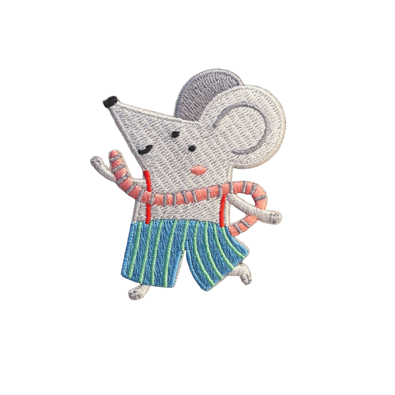 Iron-On Patch Mouse – Patch for Kids & Adults