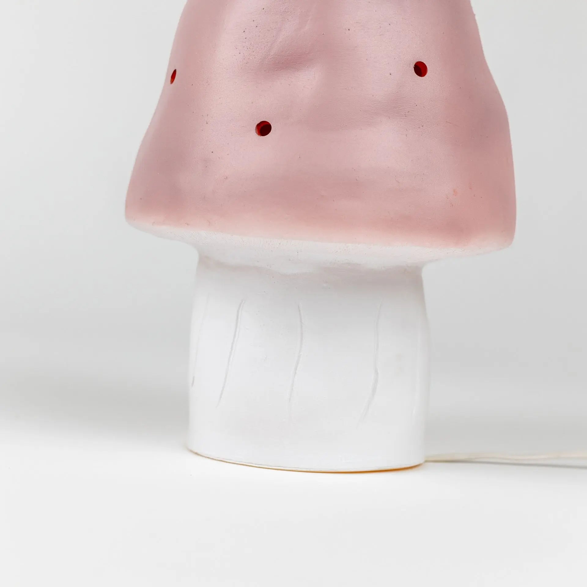 LAMP SMALL MUSHROOM  VINTAGE PINK