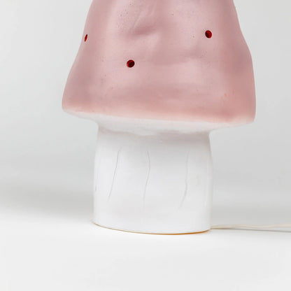 LAMP SMALL MUSHROOM  VINTAGE PINK