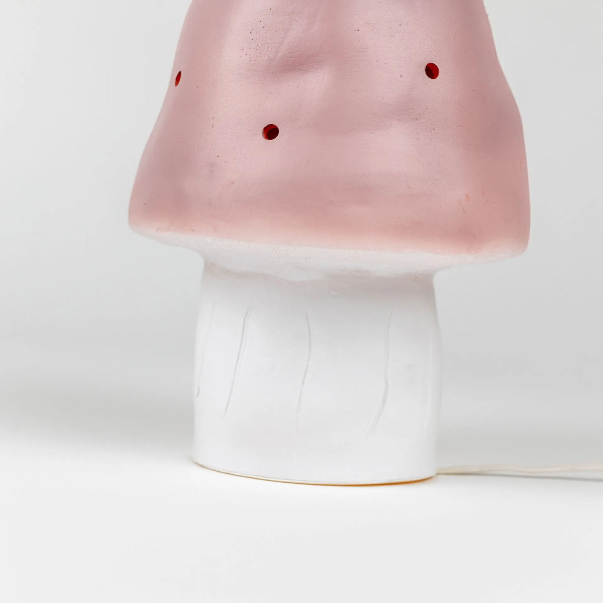 Small Mushroom Night Lamp, Vintage Pink