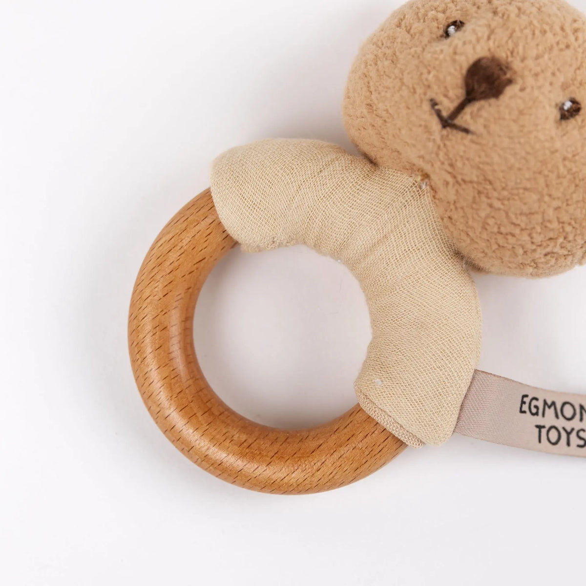 Marcel wooden rattle bear
