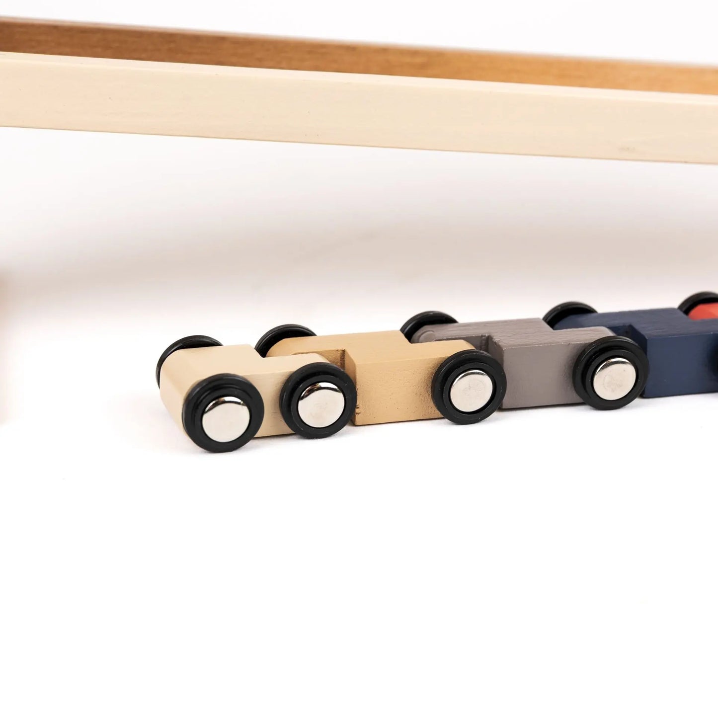 Slide game with cars and bell