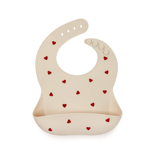 Shayan Amore Silicone Bib (Ivory)