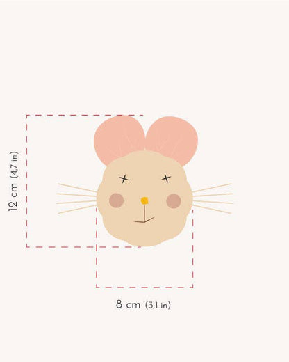 Celadon blue mouse trophy