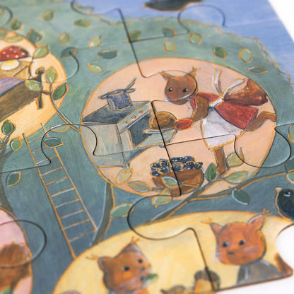Squirrel Tree Puzzle (24 pieces)