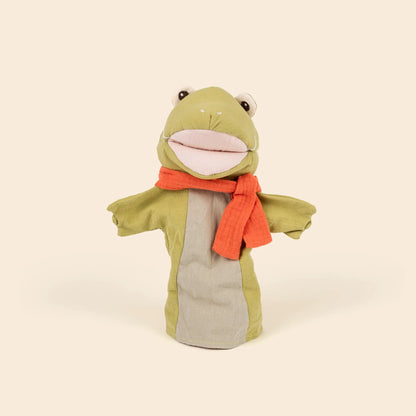 Frog hand puppet