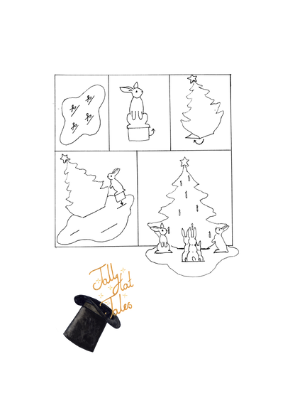 Tall Hat Tales - Hand-painted H.C. Andersen The Fir Tree - with audio