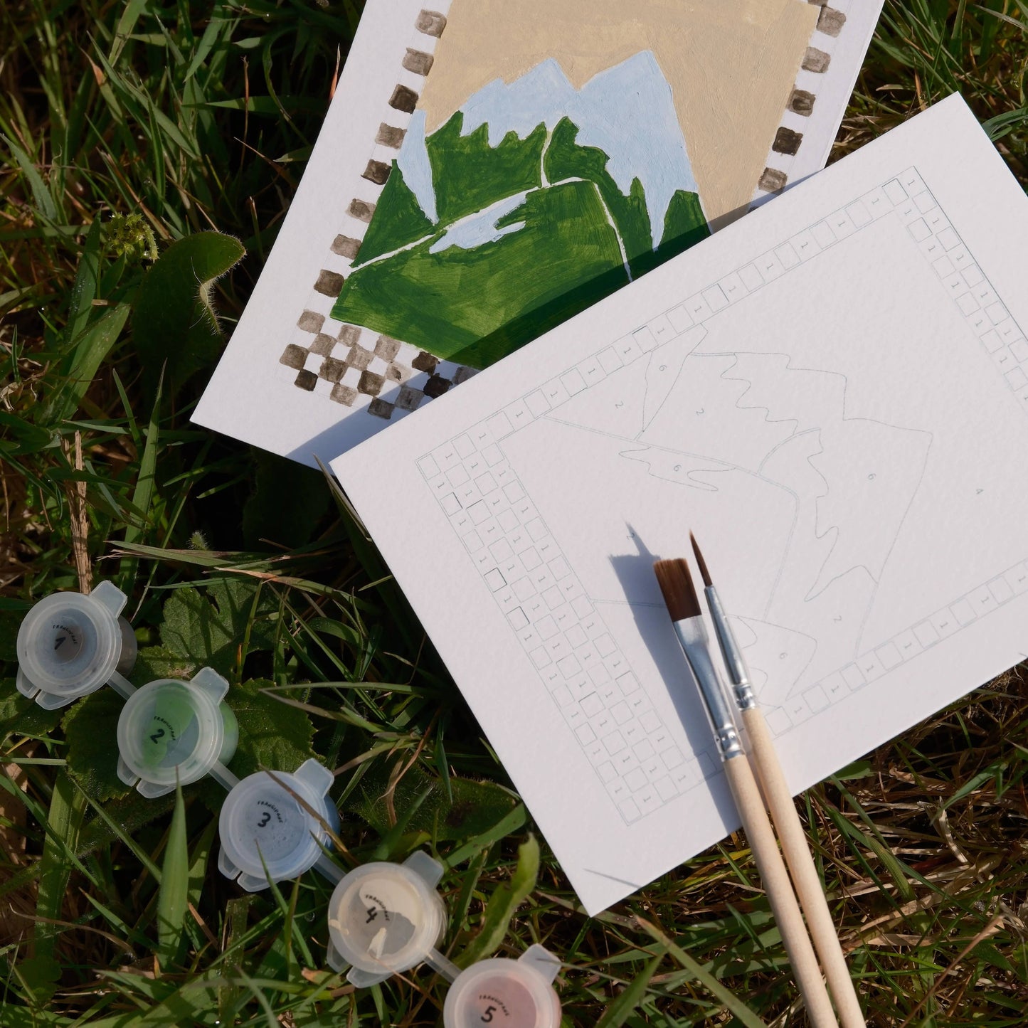 Paint by Numbers Mountain Set