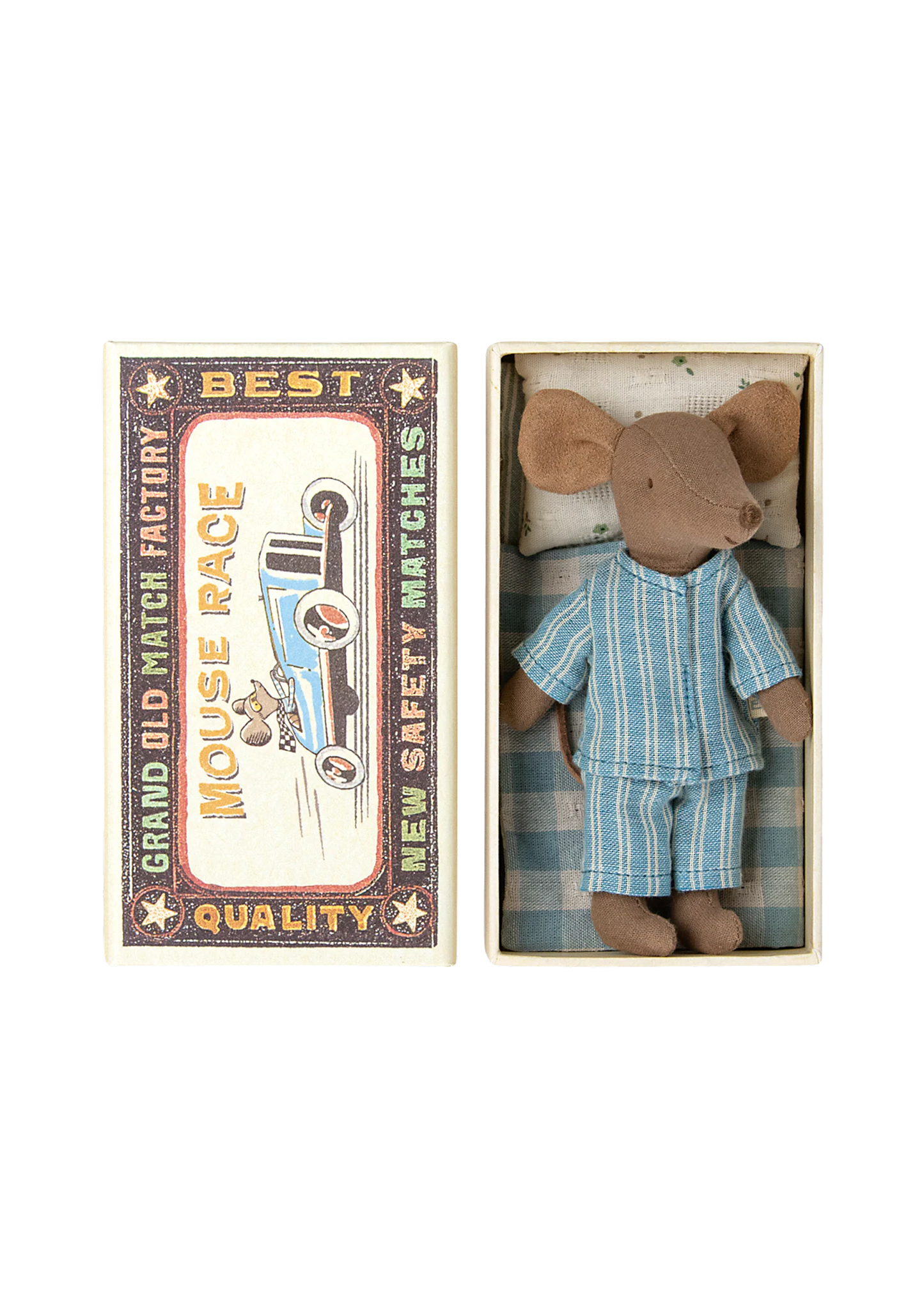 Big brother mouse in matchbox