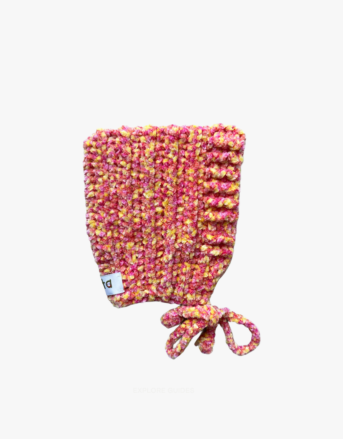 Bonnet velvet bicolor